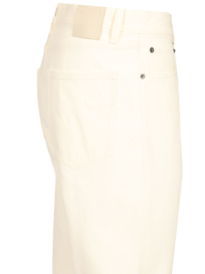 Ermenegildo Zegna Roccia Jeans - Bianco | b240c92c45a2280c6c5097fdbd86e0d26c920959