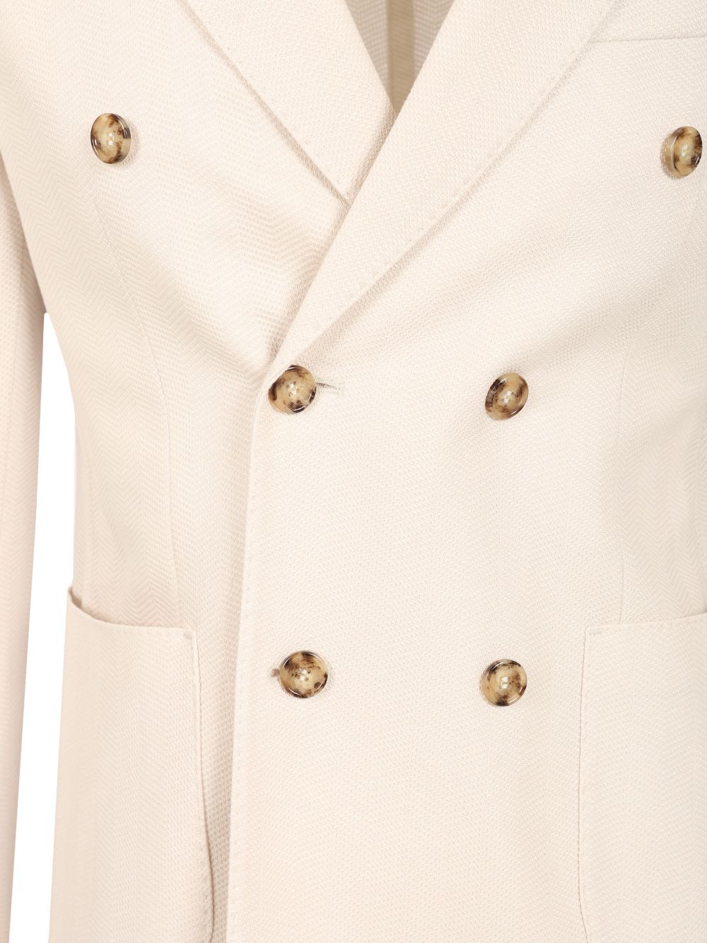 Al Duca D'Aosta Unlined Double-Breasted Jacket Giacche - Bianco | 40bfc3818f0907f80f0313d7f67150237c8d69ec