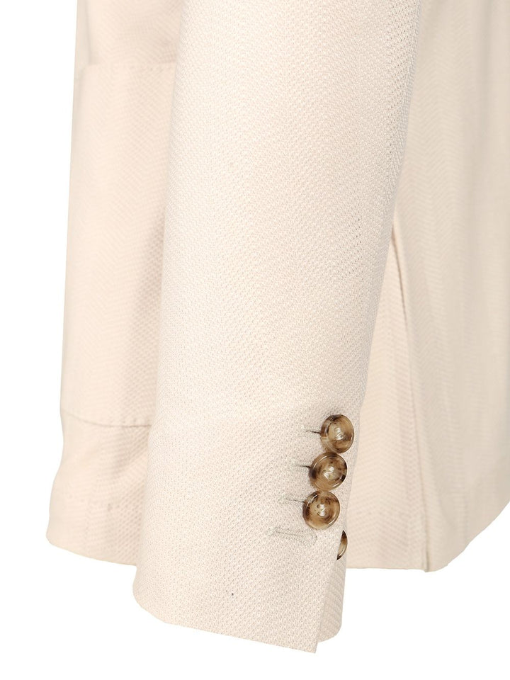 Al Duca D'Aosta Unlined Double-Breasted Jacket Giacche - Bianco | 9db314e383066ac98466692ee324c89da0b75402