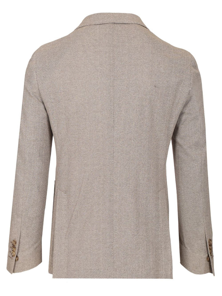 Al Duca D'Aosta Unlined Double-Breasted Jacket Giacche - Marrone | 691b72be1e36a25d96ec92aa6b0329cdb5d1865c