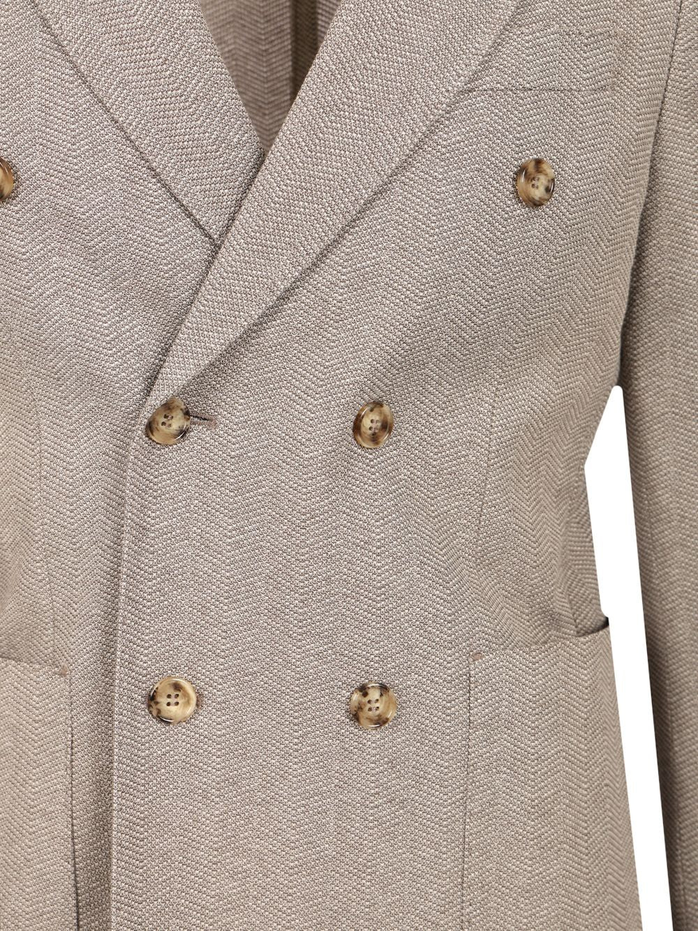 Al Duca D'Aosta Unlined Double-Breasted Jacket Giacche - Marrone | c632ff210aba4b7f420433bdb998bb074771a265