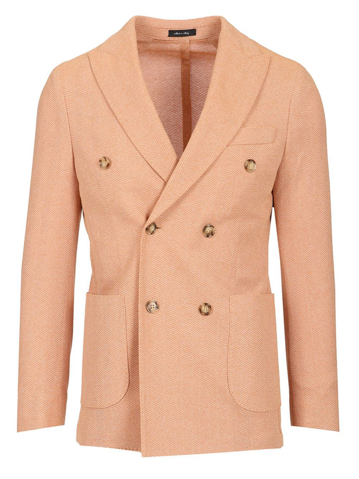 Al Duca D'Aosta Unlined Double-Breasted Jacket Giacche - Arancione | 4a89efabe73f903b6af657f1c87e24742029904f