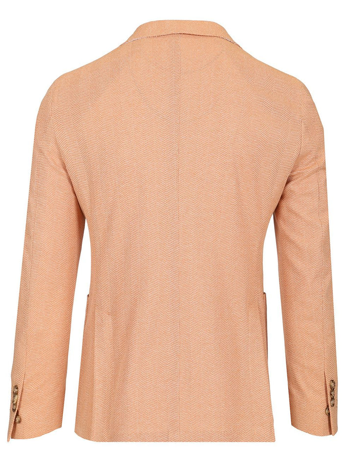 Al Duca D'Aosta Unlined Double-Breasted Jacket Giacche - Arancione | 4bae528697498ec1ab60c972320aa20e3602f217