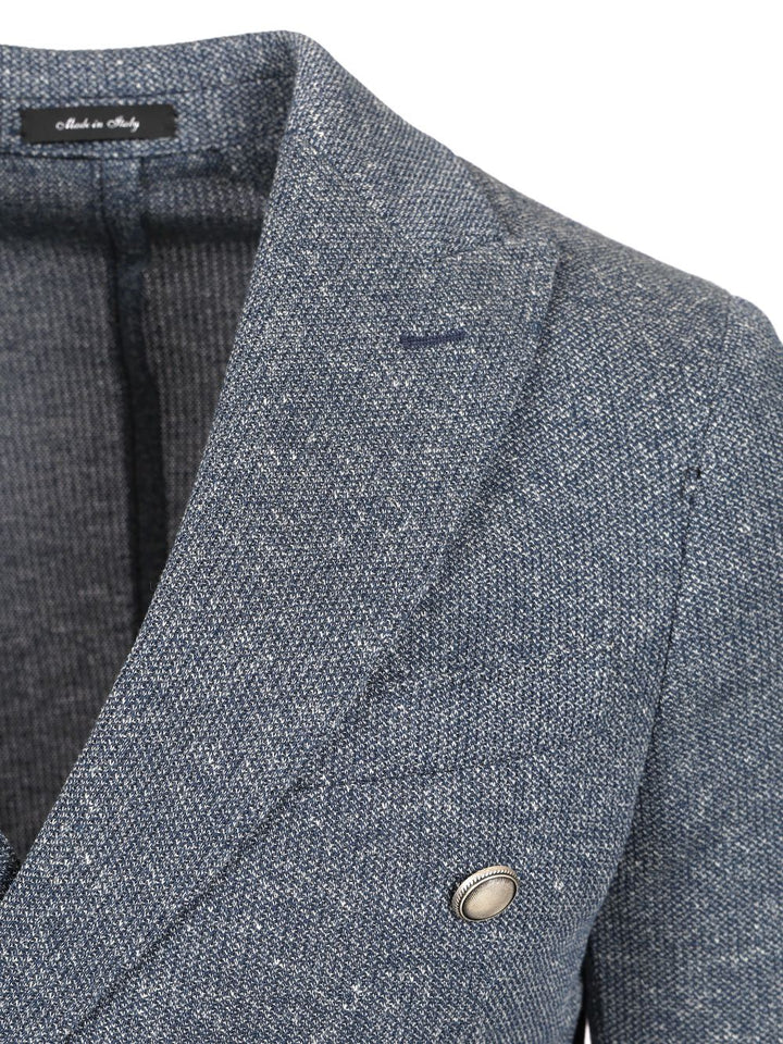 Al Duca D'Aosta Unlined Double-Breasted Jacket Giacche - Blu | 0bbe2fdbfcc171f5f170e5031e7a1f5910fcbf33