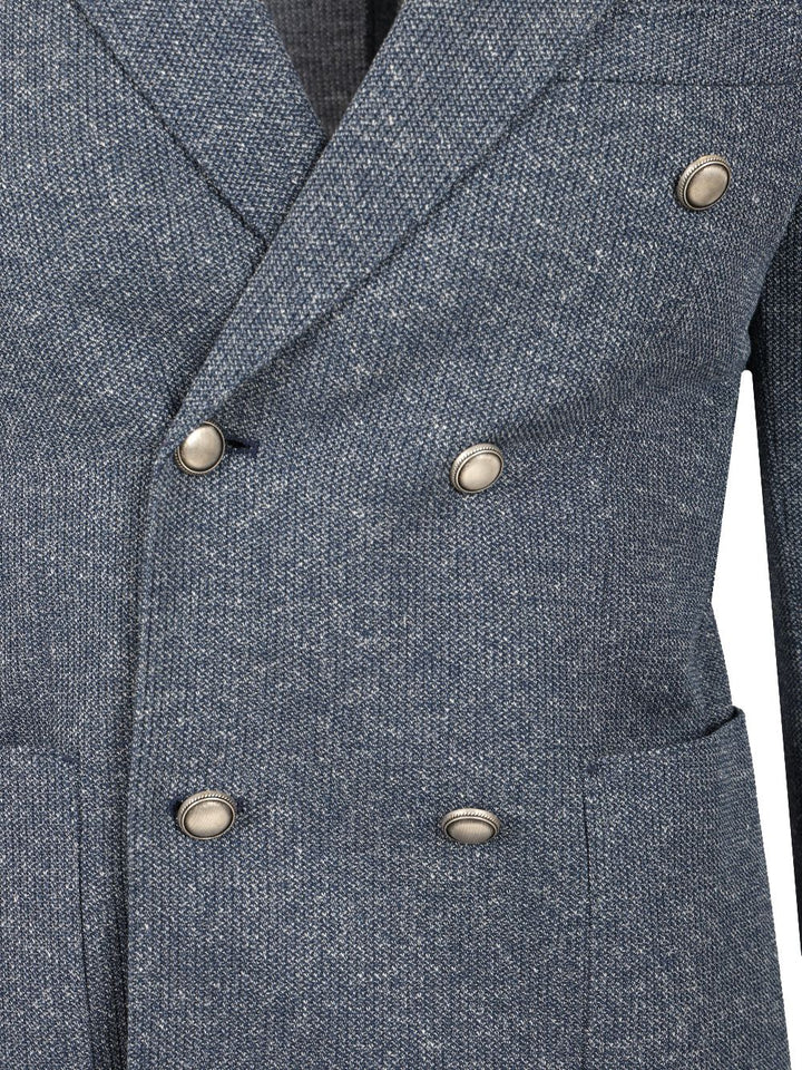 Al Duca D'Aosta Unlined Double-Breasted Jacket Giacche - Blu | 810f21ac984a82ef8a17e9d742963f9ee47b19cf
