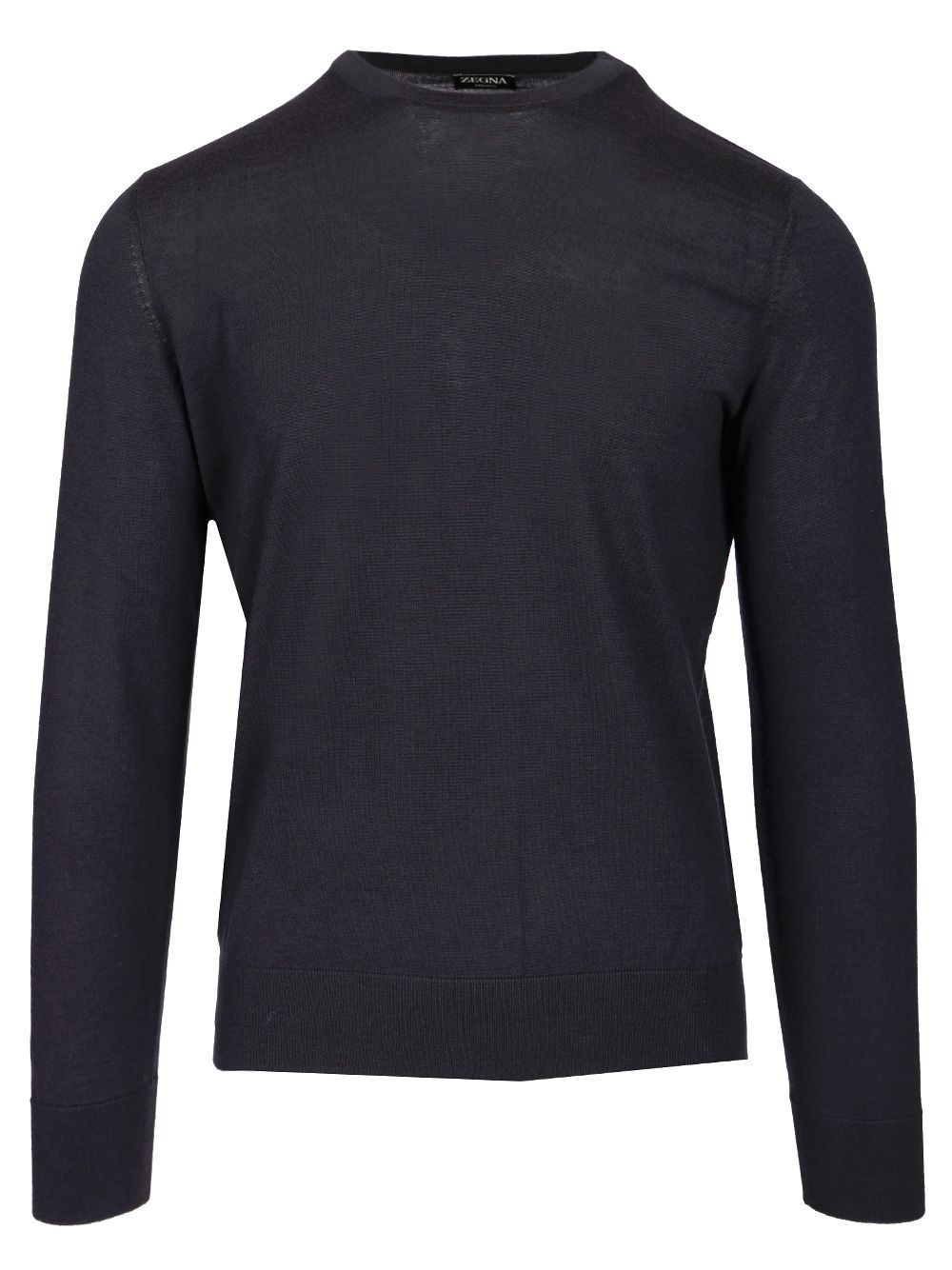 Ermenegildo Zegna Cashmere And Silk Crewneck Sweater Knitwear - Blu | a30752819d50783d881eda9e2163d54fe7458bfd