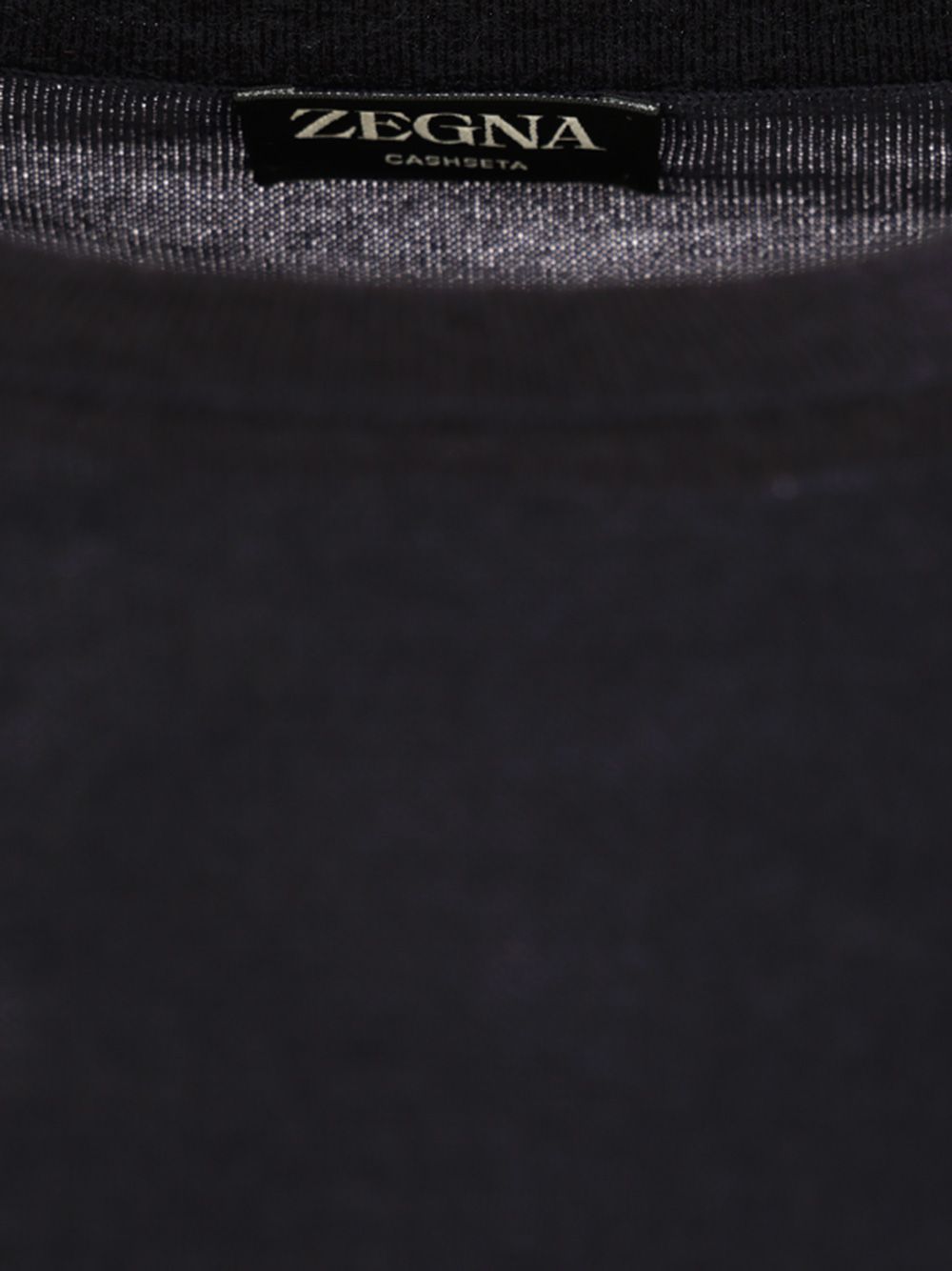 Ermenegildo Zegna Cashmere And Silk Crewneck Sweater Knitwear - Blu | 703f1b987e813853a0d4e990b573f49c82a301e1