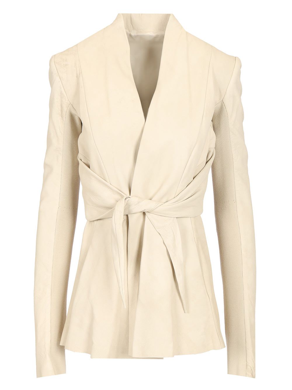 Rick Owens Suede Nappa Jacket Giacche - Bianco | 098f0e76af9dea40e73b309da5e36139ce1bb44e