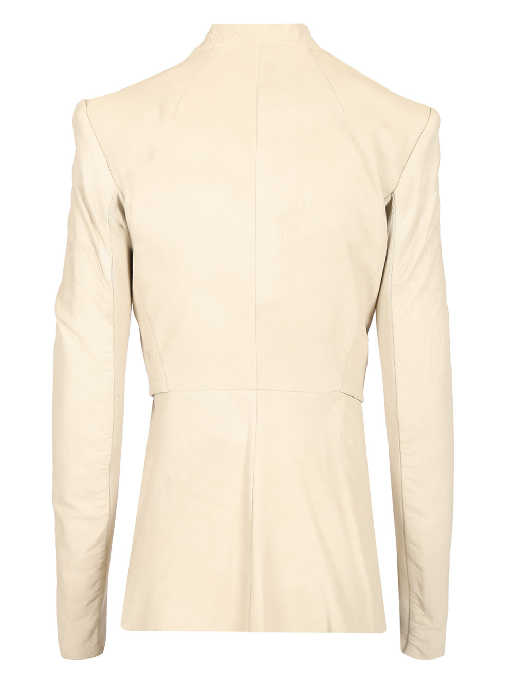 Rick Owens Suede Nappa Jacket Giacche - Bianco | 41fba94e04a8ef765bcf6d6b16e55588991075b8