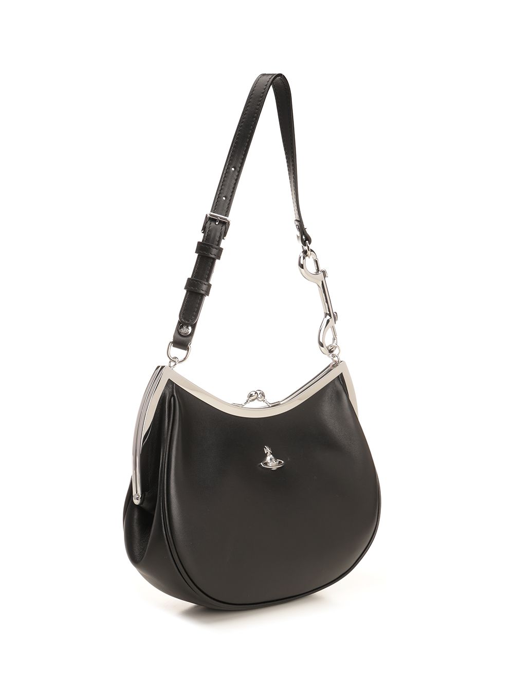 Vivienne Westwood Charm Frame Shoulder Bags - Nero | d829d460eb235c0a2d60774765d50feabefa5a6c