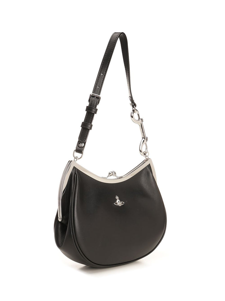 Vivienne Westwood Charm Frame Shoulder Bags - Nero | d829d460eb235c0a2d60774765d50feabefa5a6c