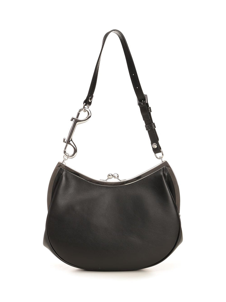 Vivienne Westwood Charm Frame Shoulder Bags - Nero | acd5df34779c8532d5e62865e72b71ccfe8829f5