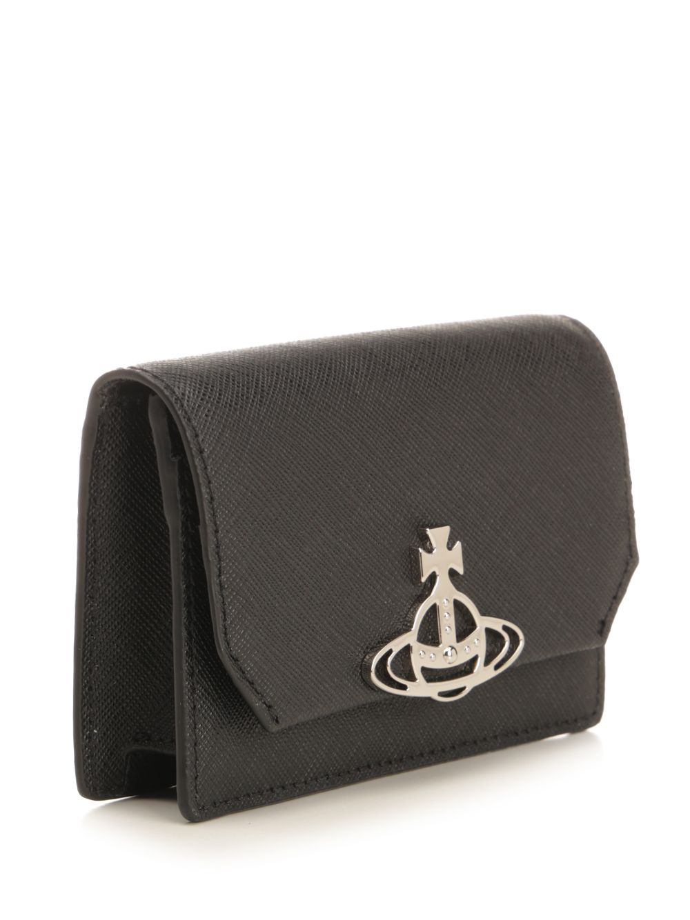 Vivienne Westwood Black Card Holder Small leather goods - Nero | f55b15687b9376b55429ddc3e3b08112c4be4122