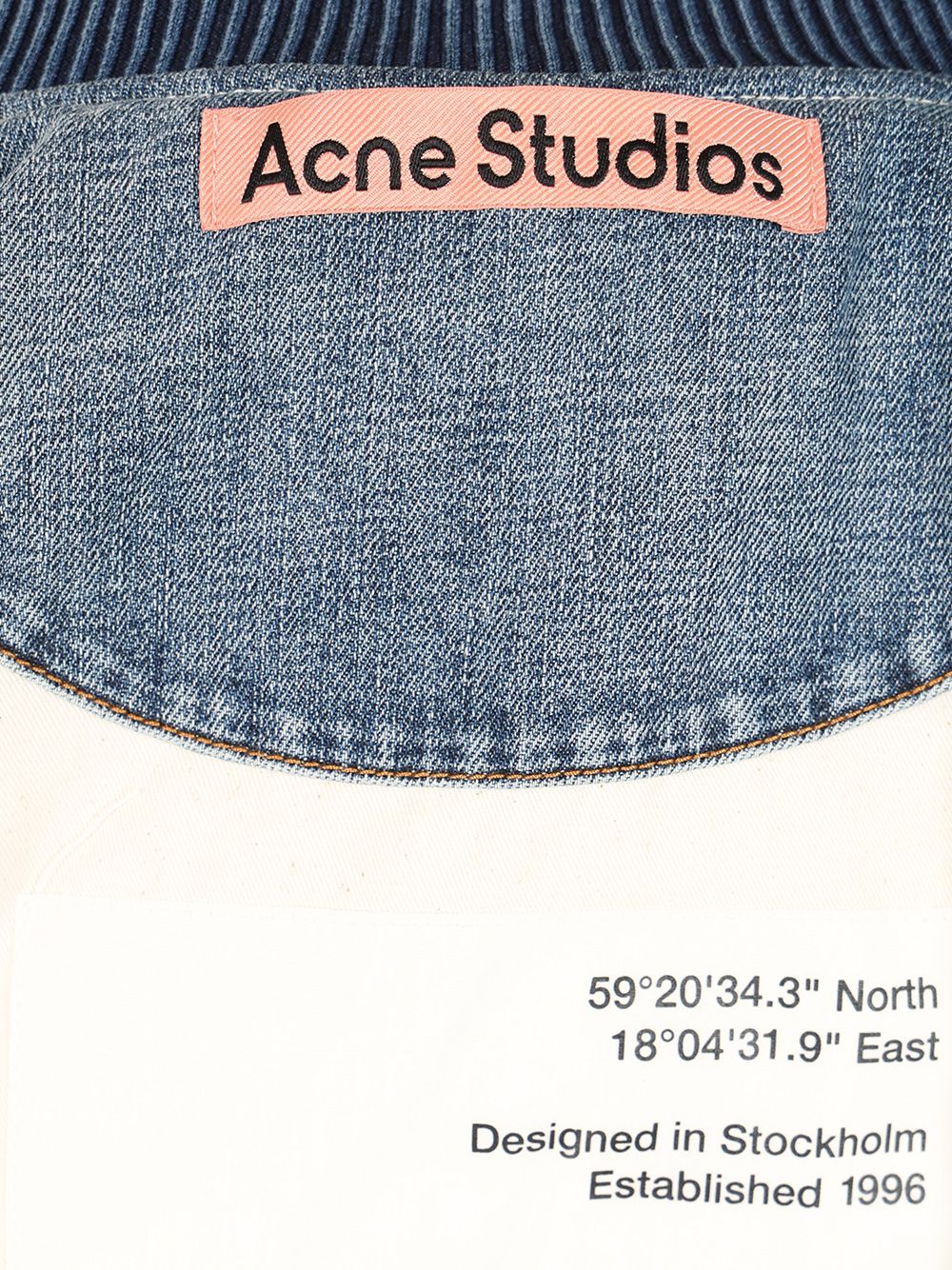 Acne Studios Denim Bomb Jacket With Camo Details Giacche - Marrone | aeff95e44e20c98284773ad0e8890f1a1bb4225d