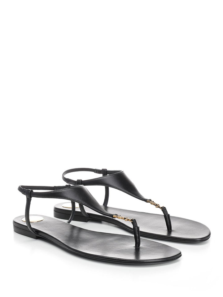Saint Laurent Cassandra Sandali - Nero | 5e4b3e22c475bf6de5ee802af15444134cce073c