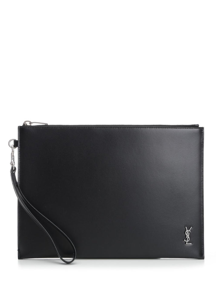 Saint Laurent Black Leather Ipad Case Small leather goods - Nero | fbbd9a86efbc83eb0f31cdee63e0665065498950
