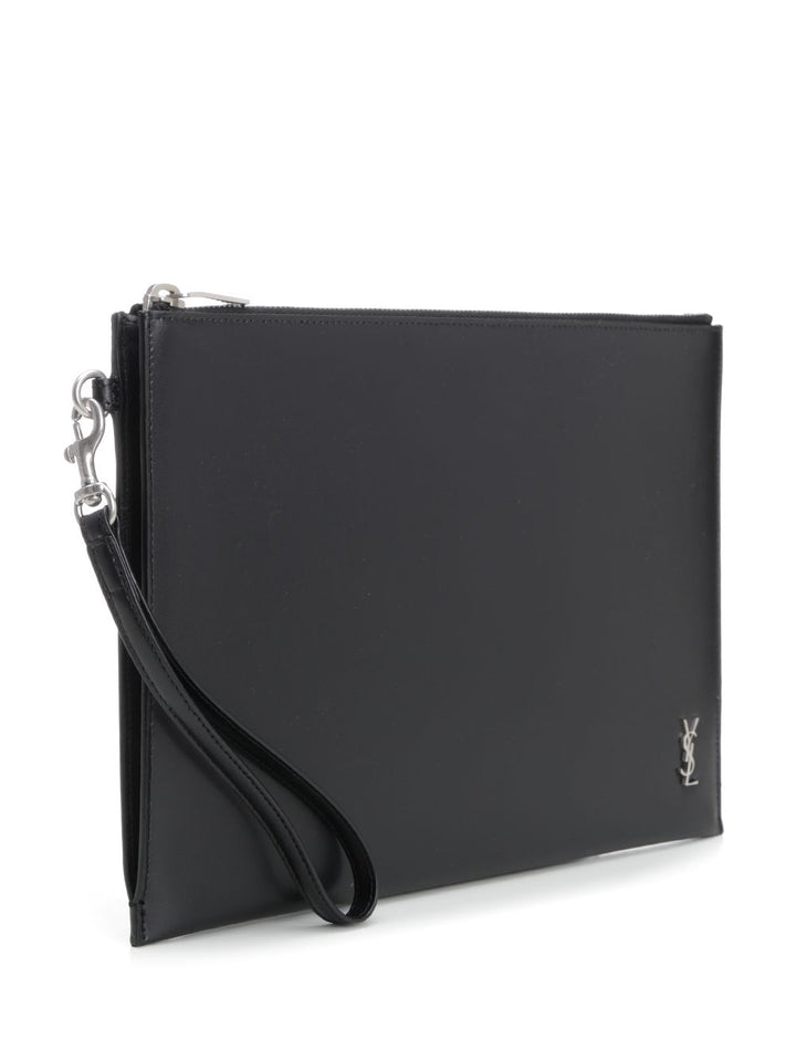 Saint Laurent Black Leather Ipad Case Small leather goods - Nero | d2491d3e49d4a555b79ff6ae9e6c585612c9135d