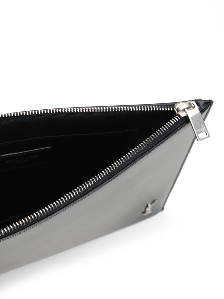 Saint Laurent Black Leather Ipad Case Small leather goods - Nero | 7c45972eda916f89beda082f7eef751a7aa31660