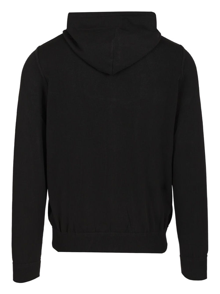 Al Duca D'Aosta Black Cotton Sweatshirt Knitwear - Nero | bc18c2dfcf369a23f582597563831bd1c295224e