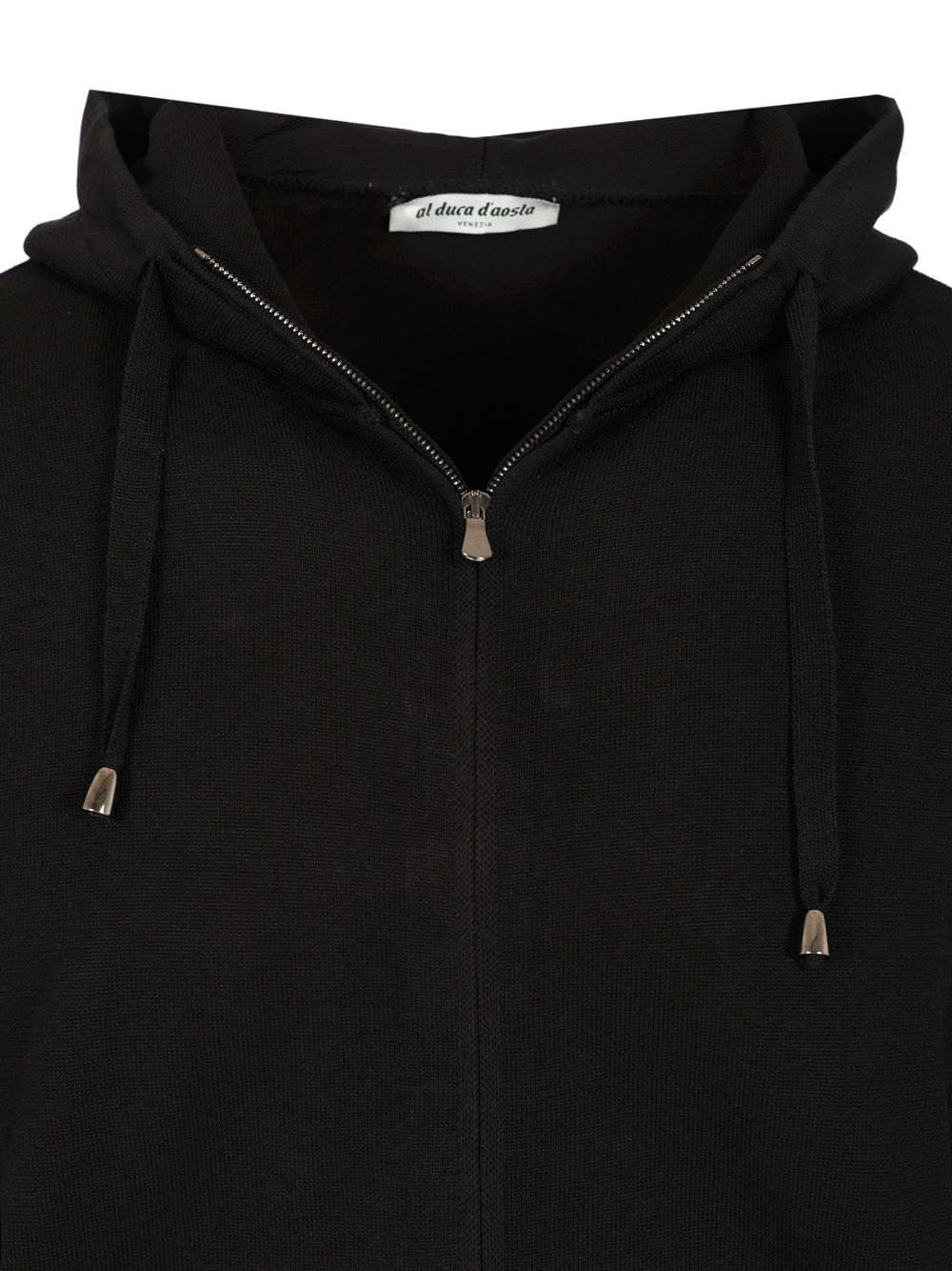Al Duca D'Aosta Black Cotton Sweatshirt Knitwear - Nero | 74ac60af846901451e3e6036d425dc5140445cc9