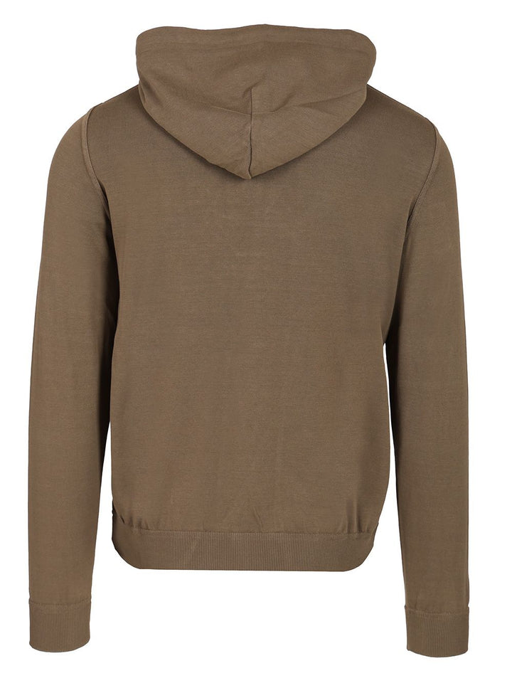 Al Duca D'Aosta Brown Cotton Sweatshirt Knitwear - Marrone | e7430a7a864eac614ee747af3ab7a8b7187c5350