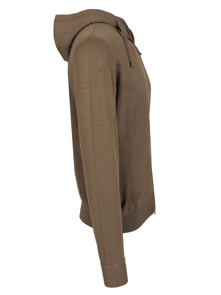 Al Duca D'Aosta Brown Cotton Sweatshirt Knitwear - Marrone | ac65492e71d7e3e89538c93a3471756056f195b7