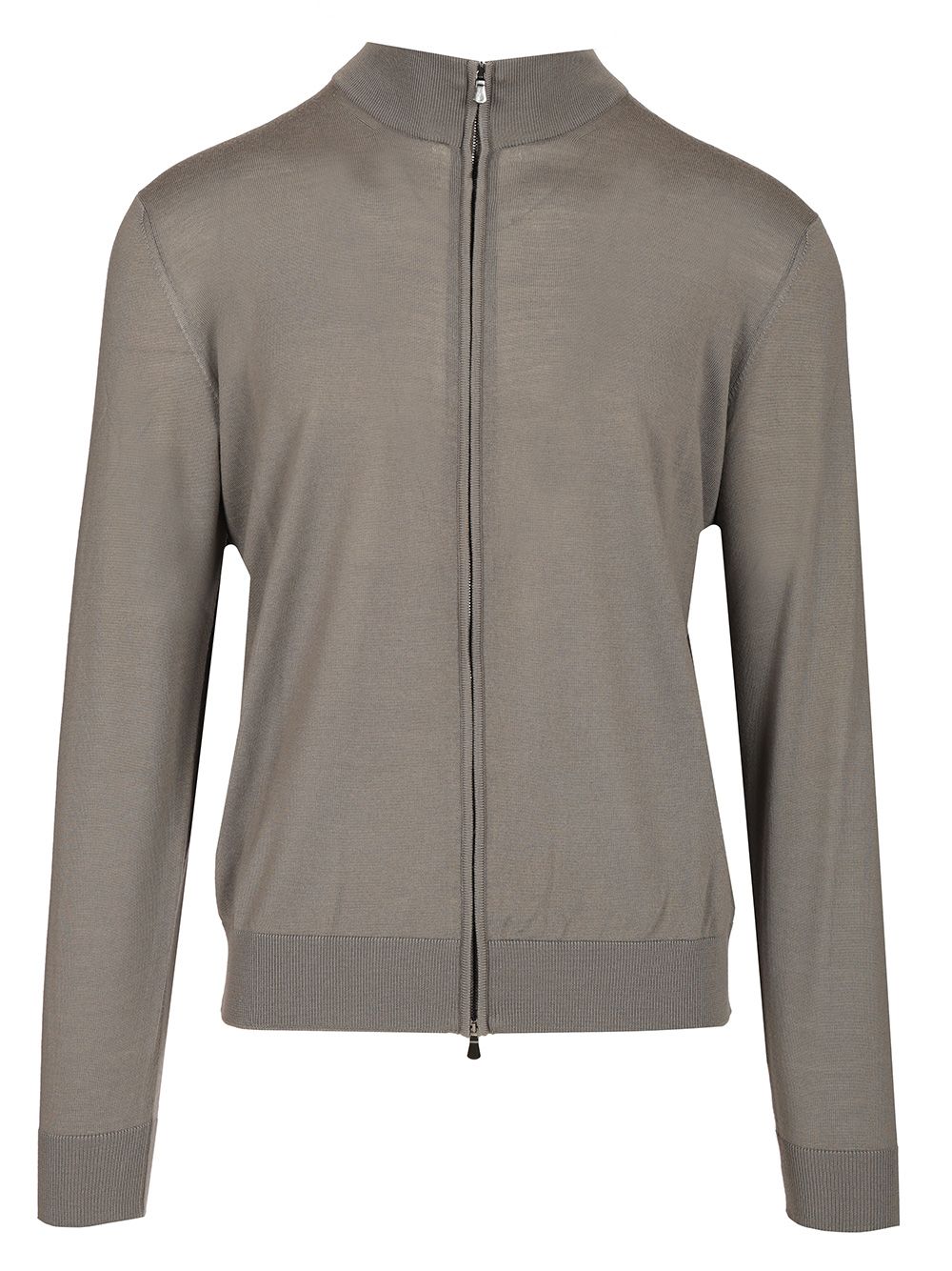 Al Duca D'Aosta Fullzip Cardigan Knitwear - Grey | 584929c6aa73454090dd976be27535b1ed1840df