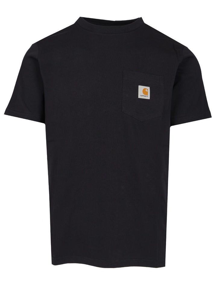 Carhartt Wip With Applied Pocket T-Shirt - Blu | 9115586e0eed371846d169abc4e2efdae8ea7fd6