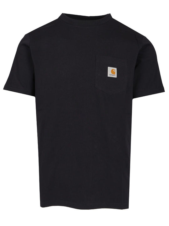 With Applied Pocket T-Shirt Blu