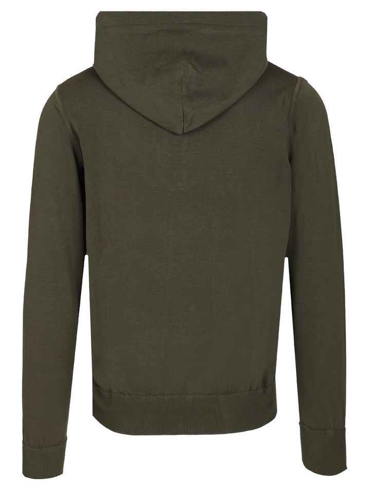 Al Duca D'Aosta Green Cotton Sweatshirt Knitwear - Verde | a9ebb3214bf872b1ec161caf6e6b47d3833f4ac8