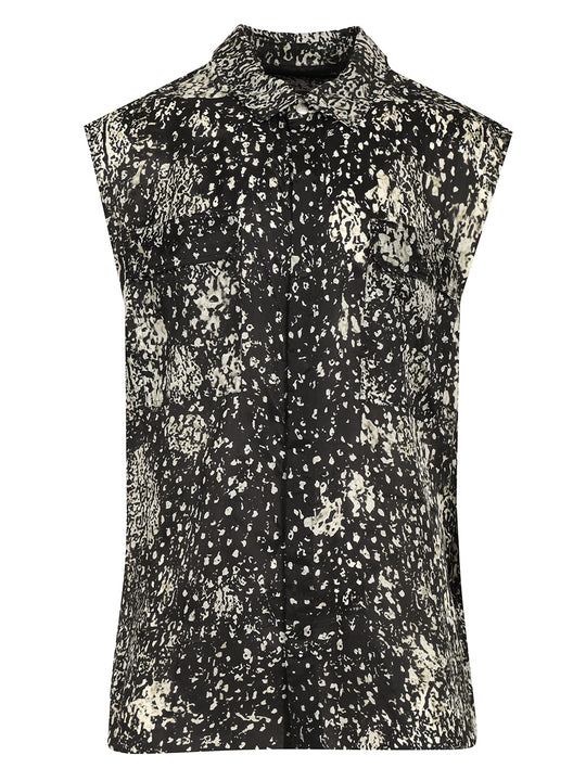 Sleeveless Shirt Giacche Nero