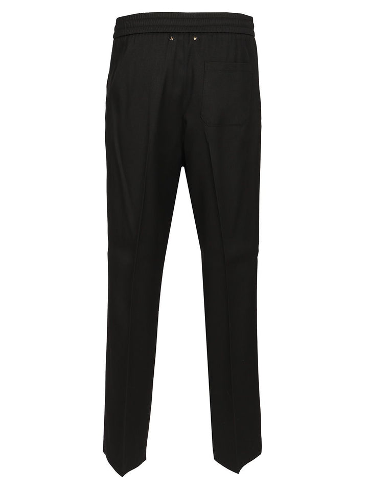 Golden Goose Deluxe Brand Wool Jogging Trousers - Nero | 3599dfbb0a15836a405547d914e9c48e11c3701d