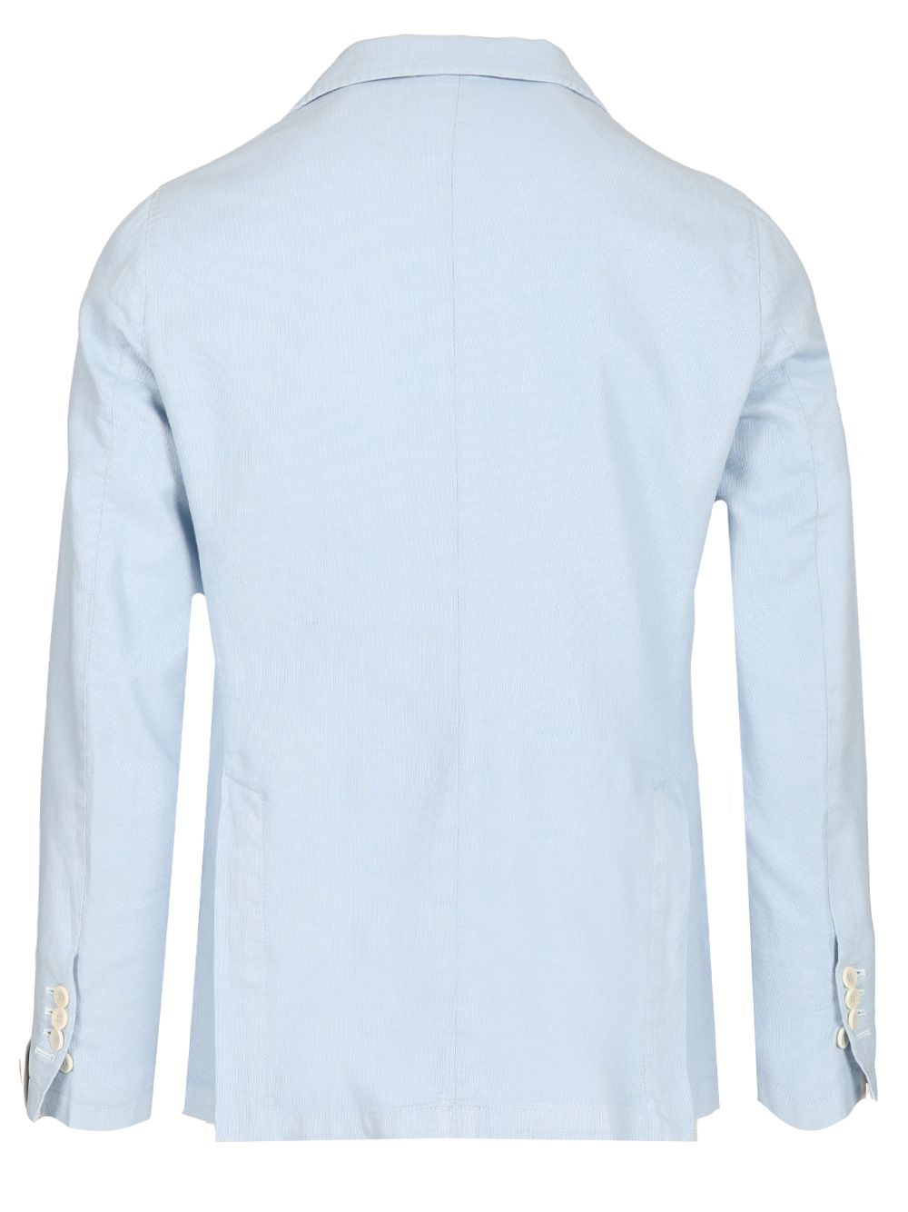 Guarinucci Cotton Linen Blazer Giacche - Light blue | 3870c1bc388c874732fb15ba5e936dd2e6283637