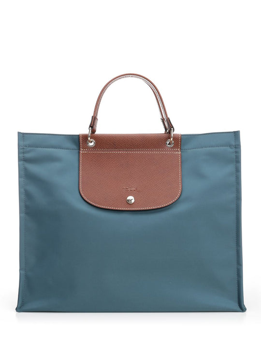 Longchamp Du Marché Handbags Blu