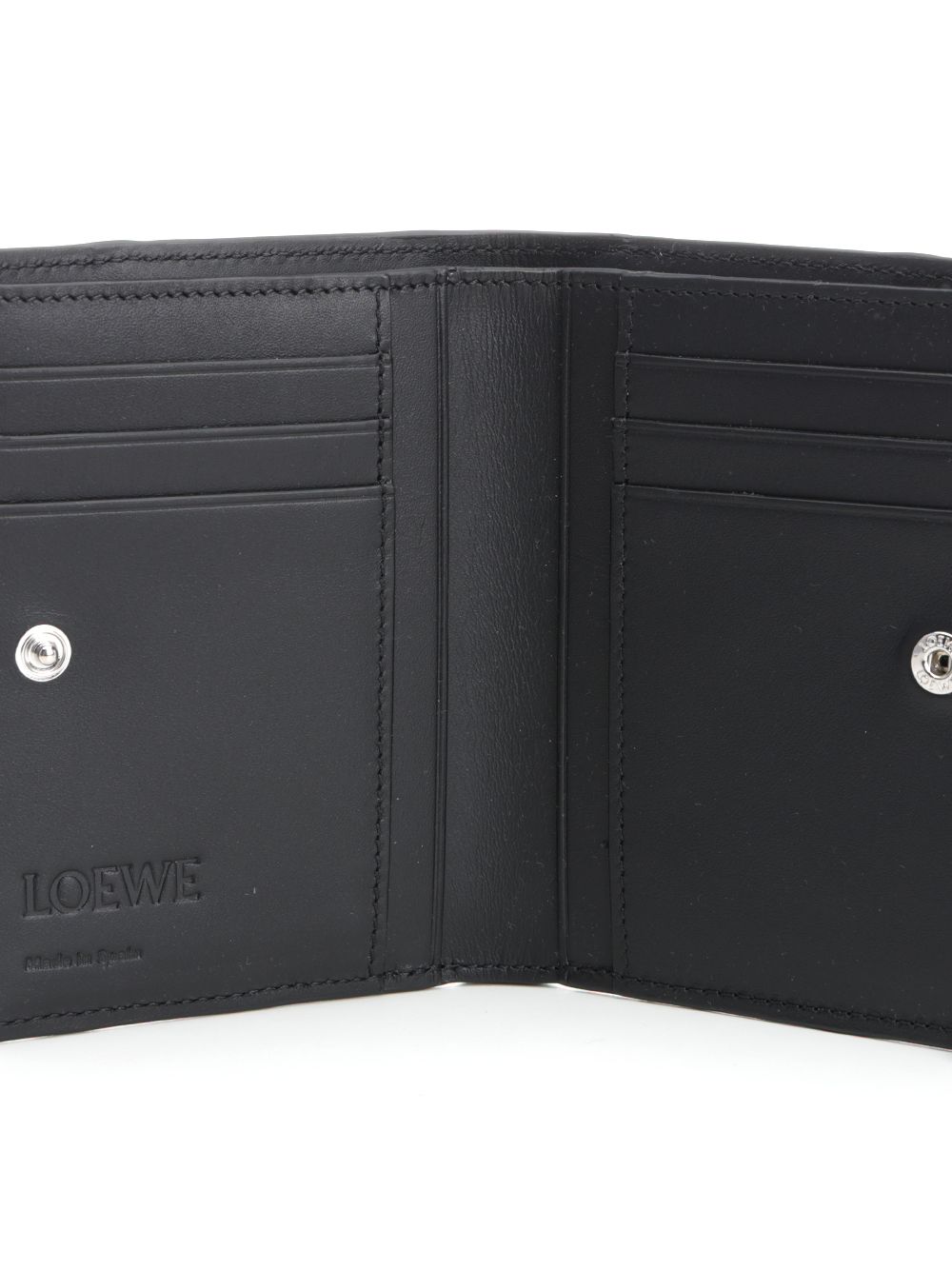 Loewe Compact “Puzzle” Wallet Wallets - Nero | f81149fde3bbfc7bf4a16de8f0c7fe51b51956af