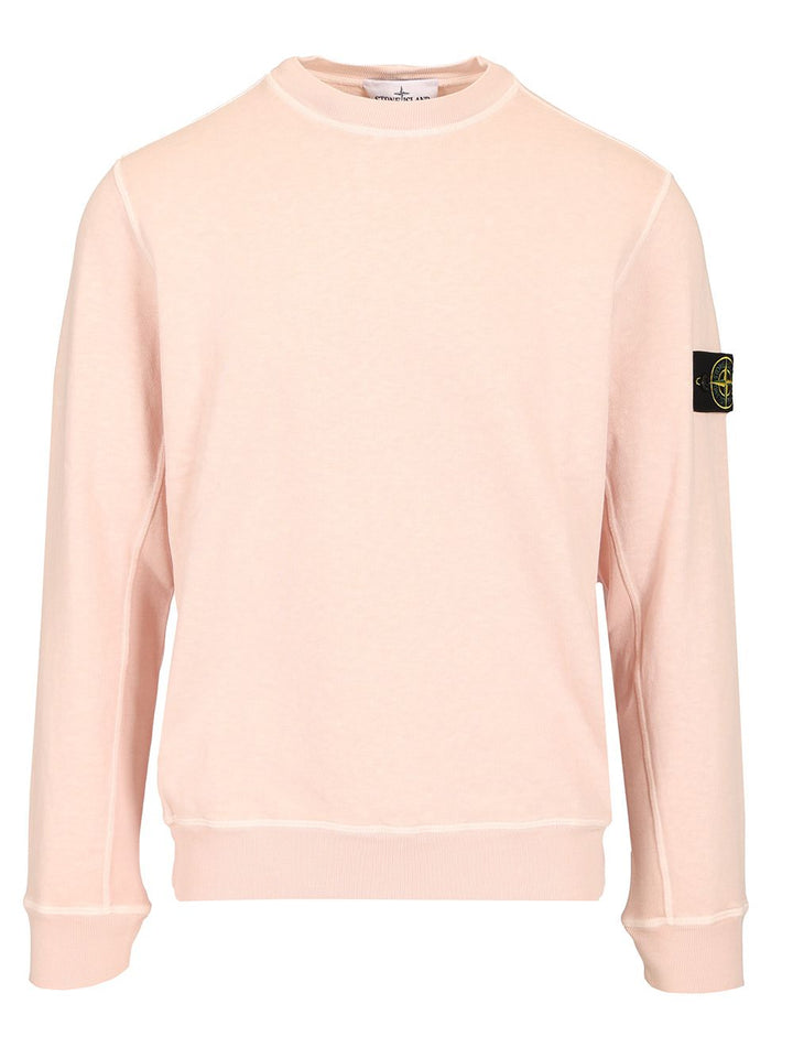 Stone Island Crewneck Sweatshirt Sweatshirts - Rose | 3690cd4fc2798734e1f083f4ccb5ba4bda01207b
