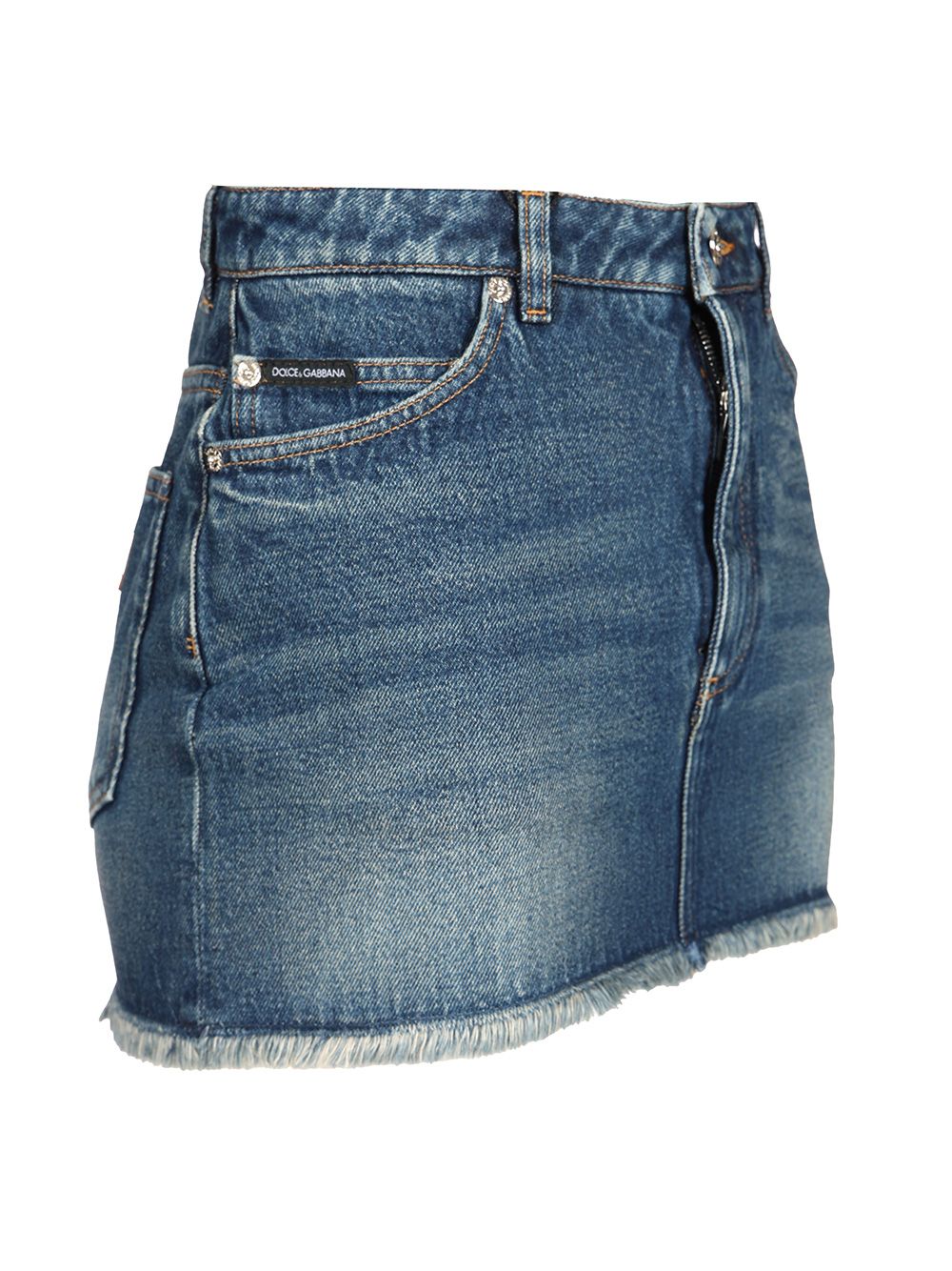 Dolce & Gabbana Denim Mini Skirt Gonne - Blu | ea6f608cb1dd957eb9894805f73bd806c30bbee4