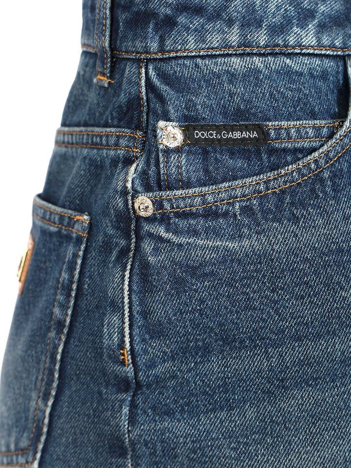 Dolce & Gabbana Denim Mini Skirt Gonne - Blu | 7f5bfc17f20ad302c170c4a431b53c71f8a39ed0
