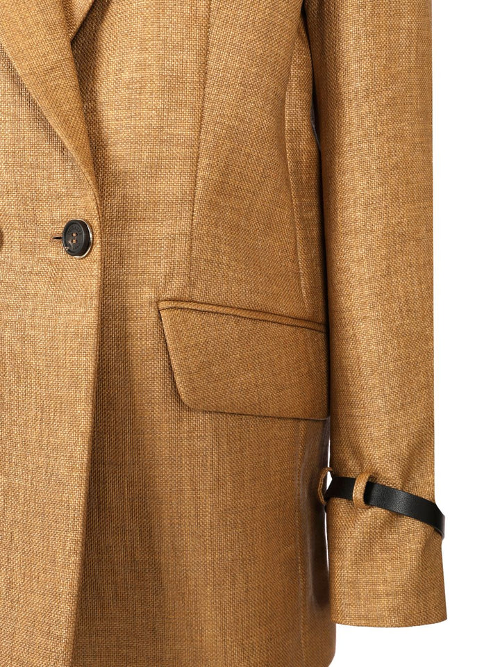 Durazzi Milano Double Breasted Tailored Jacket Giacche - Beige | 2939074476c8fbfb32ebbae4d20c8b6b48c25a99