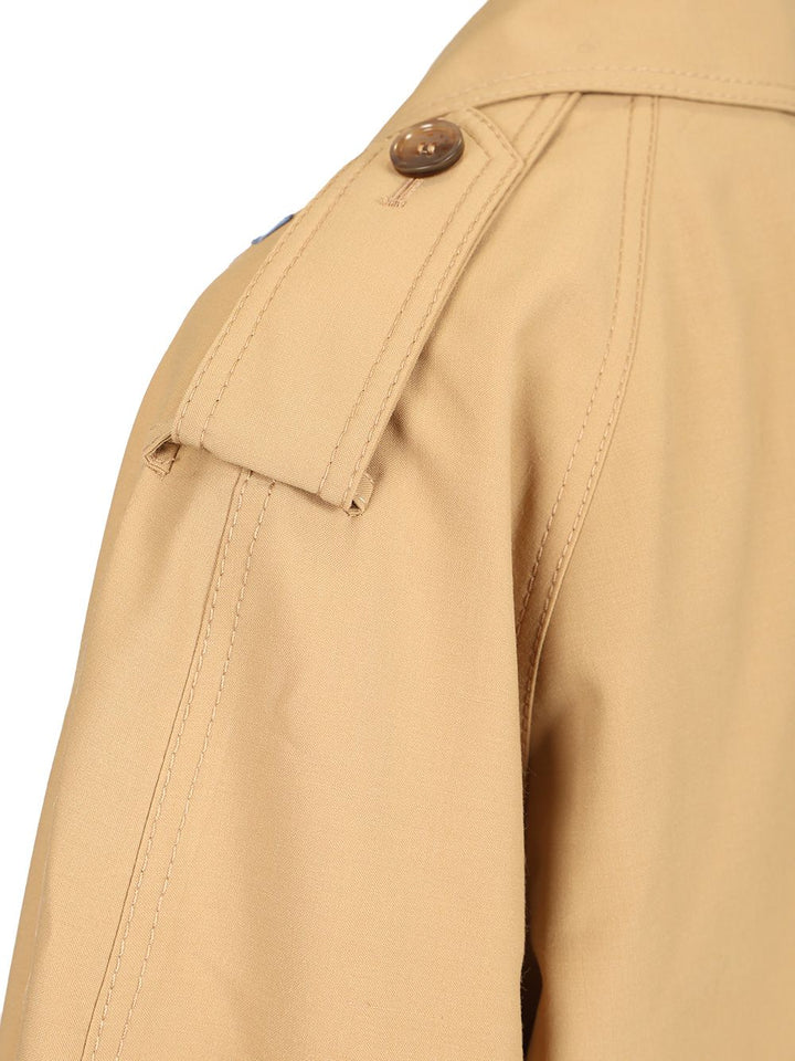 Marni Short Trench Coat With Belt Giacche - Beige | eac8011df2f0111dba91da2281e5526064eb178e