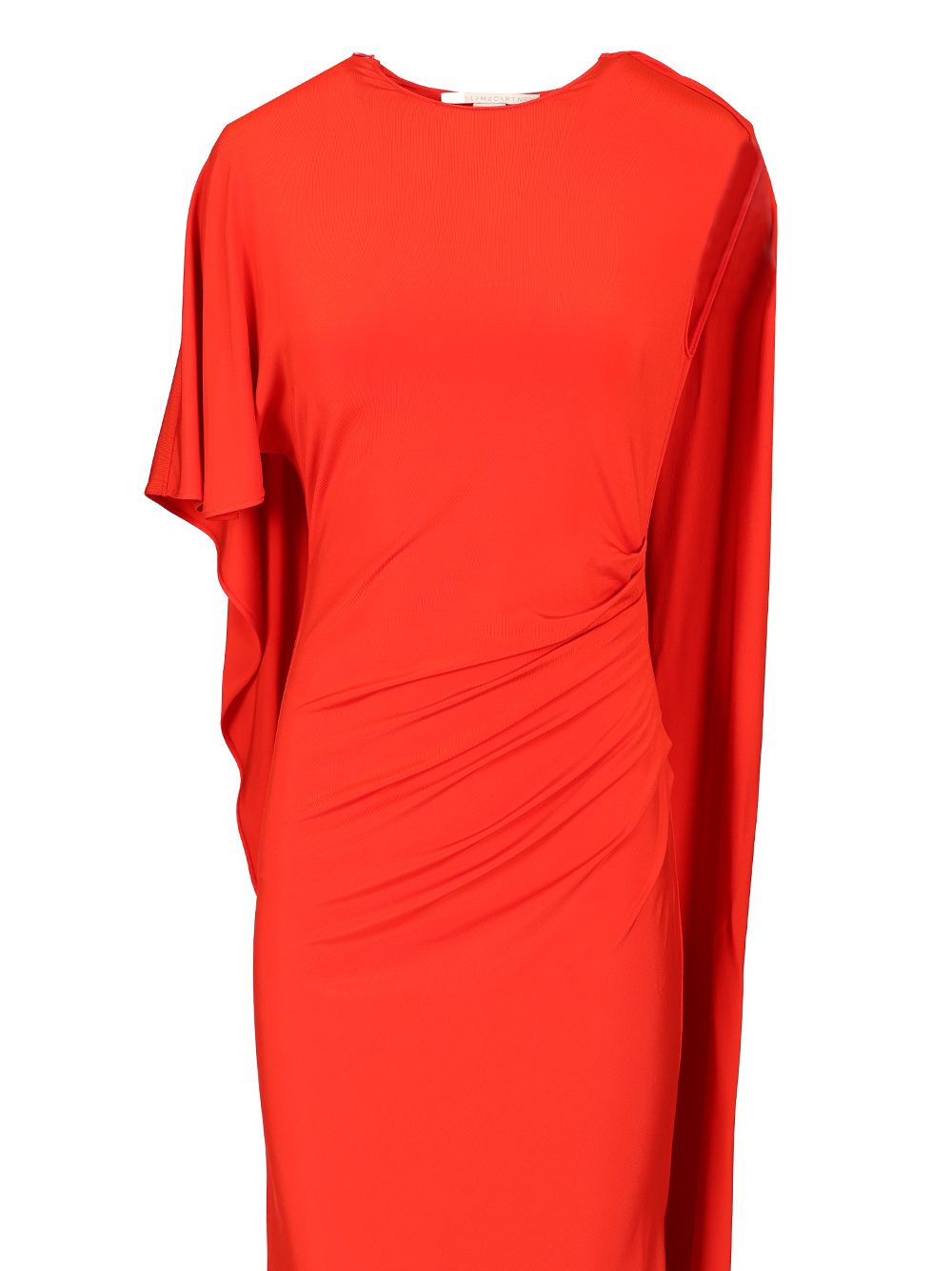 Stella Mccartney Asymmetrical Cape Maxi Dress Abiti - Rosso | 743c8b7323c1afcba2891fa9c0920a8f0f56b688