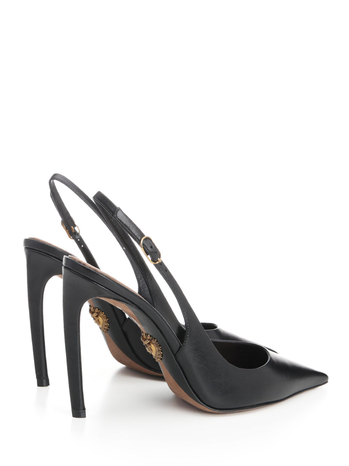 Dolce & Gabbana Leather Slingbacks Decollete - Nero | 1fda84c9b4be2cb872d67e2be33887cf0086ad29