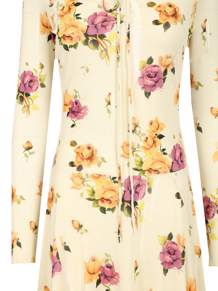 Acne Studios Jersey Midi Dress Abiti - Multicolor | 229c9d06973626bd2378357458cbe6437758bc6f