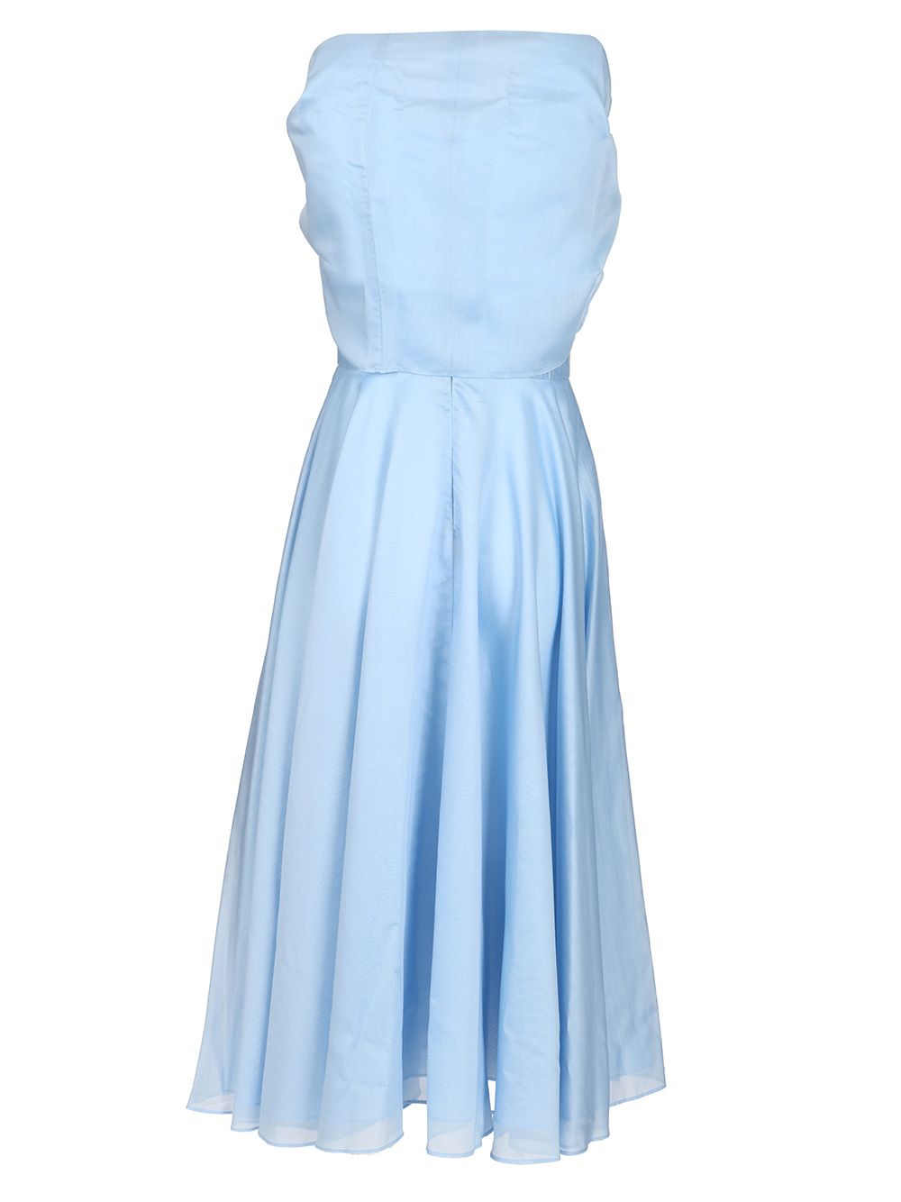 Al Duca D'Aosta Midi Dress With Shawl Abiti - Light blue | 8f0b9c03d79bd942e9c33c837a37ae7c12646cc4