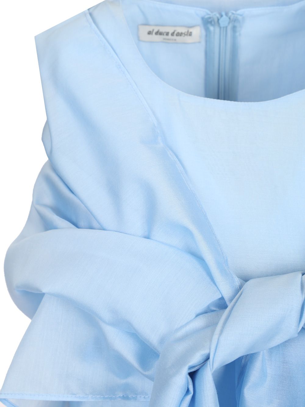 Al Duca D'Aosta Midi Dress With Shawl Abiti - Light blue | d051a69d2fd81574bae61dcc1f226186336487de