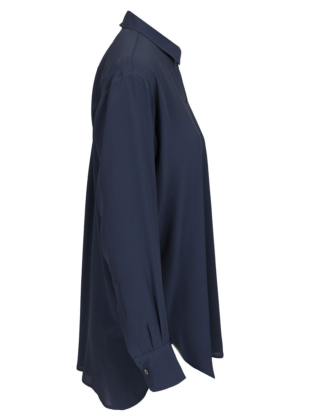 Al Duca D'Aosta Washed Silk Shirt Shirts - Blu | 88a096221fefddb57f516dd63544544bed608a79