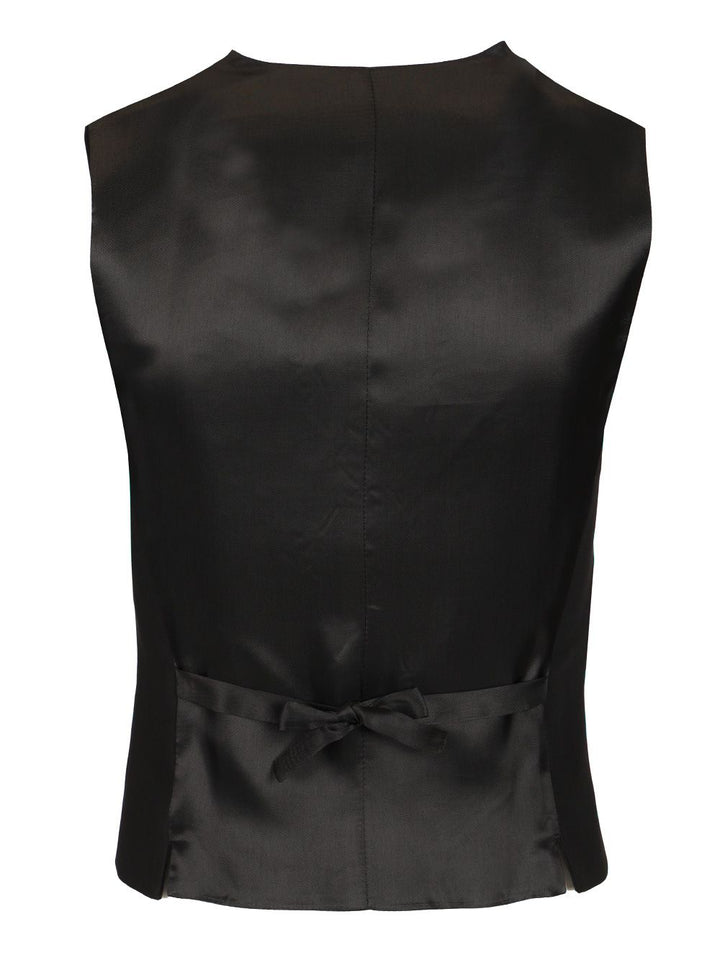 Al Duca D'Aosta Satin Back Vest Giacche - Nero | a1e2fb52fbe1441e620746f6dacf12e9c1cb5dbf