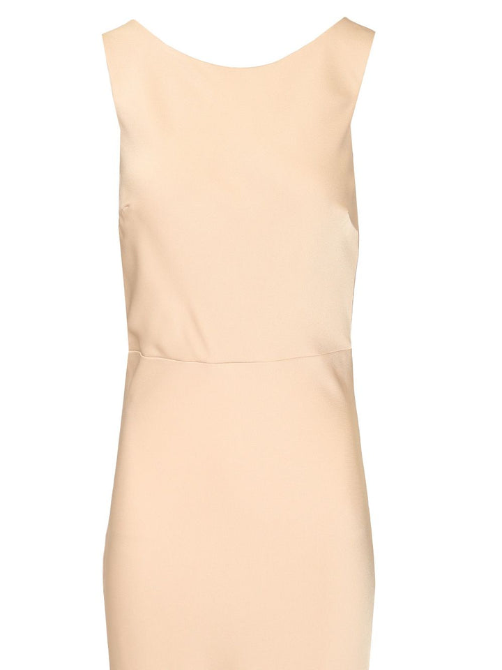 Al Duca D'Aosta Long Dress In Enver Satin Abiti - Beige | 0eaf3c1df8b5cccf51959a4757b648a86c2bb3ec