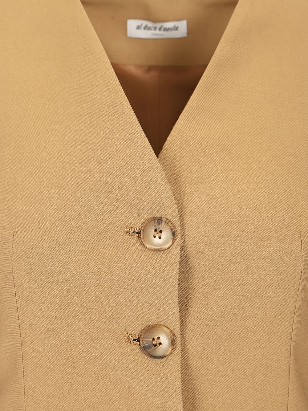 Al Duca D'Aosta 3-Button Twill Vest Giacche - Marrone | c450fac0fe133a7eacc43e740e05523f8d79d070