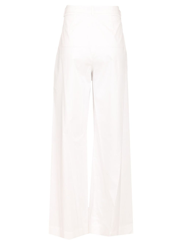 Al Duca D'Aosta Poplin Trousers - Bianco | bcdea6f5220dc79eb8d9f85db285685c0aee529e